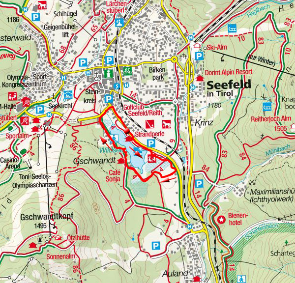 Rund um den Wildsee bei Seefeld Rund um den Wildsee bei Seefeld