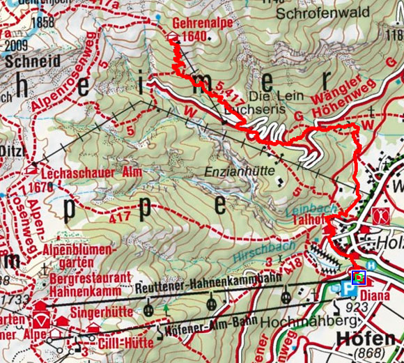 Gehrenalpe von Höfen Gehrenalpe von Höfen