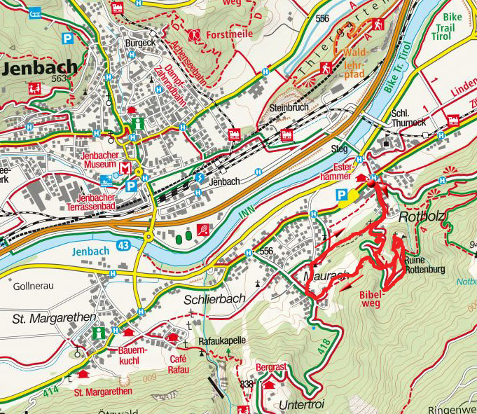 Rundwanderweg Rottenburg - Maurach Rundwanderweg Rottenburg - Maurach