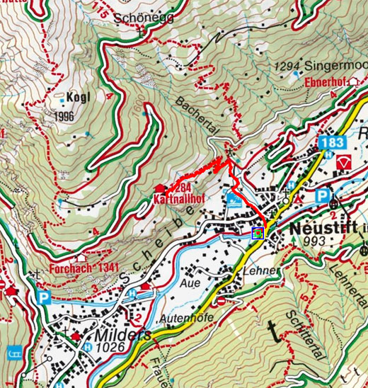 Kartnallhöfe von Neustift Kartnallhöfe von Neustift