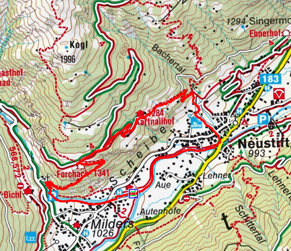 Forchach- Kartnallhöfe Rundwanderung Forchach- Kartnallhöfe Rundwanderung