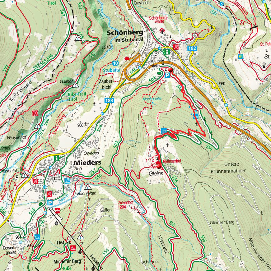Gleinser Waldtierweg bei Schönberg Gleinser Waldtierweg bei Schönberg
