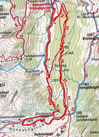 Gressensteinalm - Rundwanderung Gressensteinalm - Rundwanderung