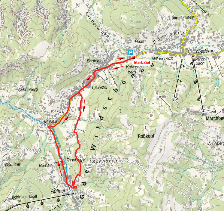 Oberau-Auffach Runde in der Wildschönau Oberau-Auffach Runde in der Wildschönau