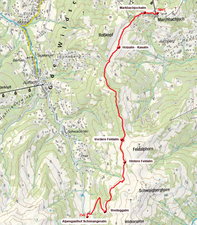 Wildschönauer Almenweg Wildschönauer Almenweg
