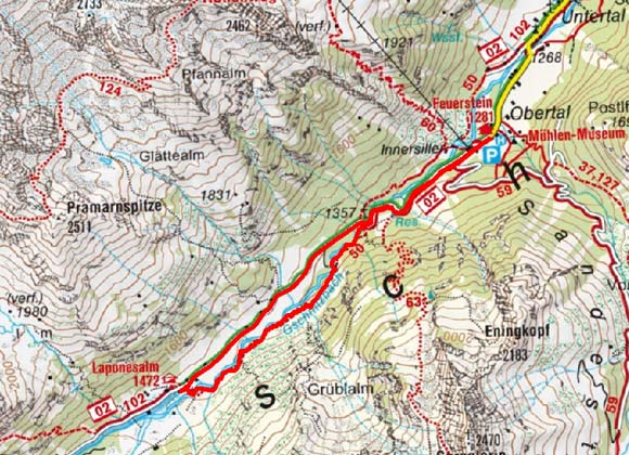 Laponesalm vom Gasthof Feuerstein Laponesalm vom Gasthof Feuerstein