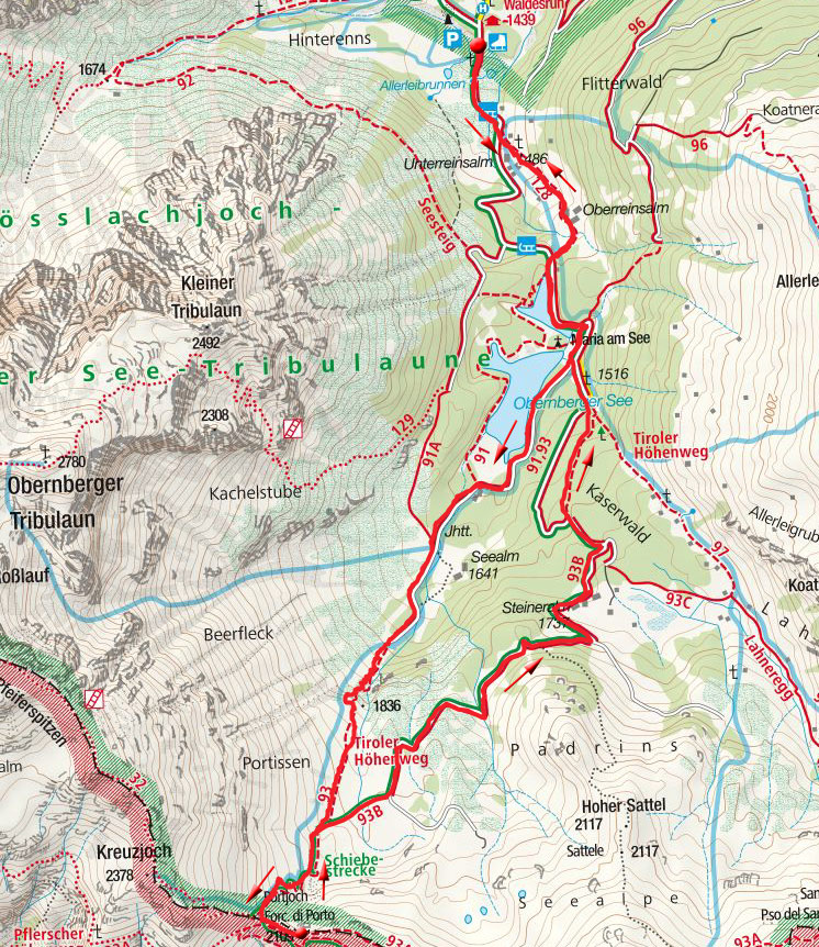 Portjoch & Steiner Alm Rundwanderung Portjoch & Steiner Alm Rundwanderung