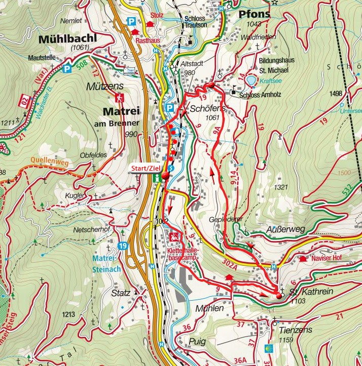 Rundwanderung St. Kathrein - Schöfens Rundwanderung St. Kathrein - Schöfens