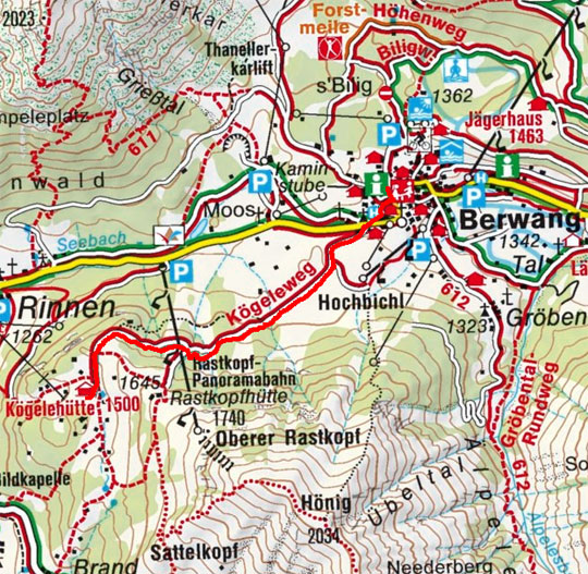 Kögele Hütte von Berwang Kögele Hütte von Berwang