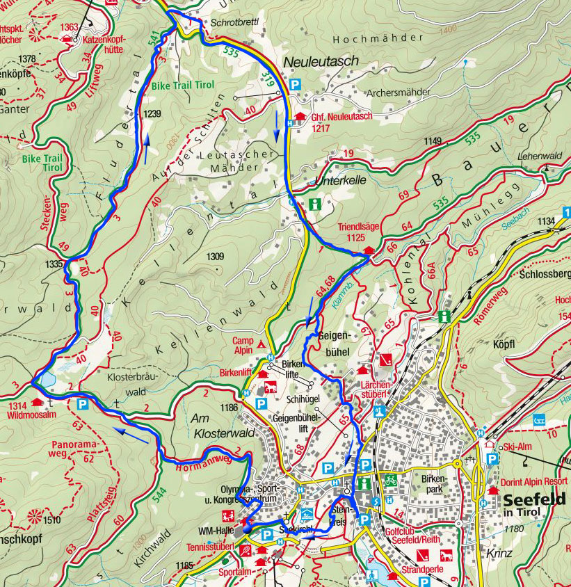 Wildmoos-Fludertal Rundwanderung von Seefeld Wildmoos-Fludertal Rundwanderung von Seefeld