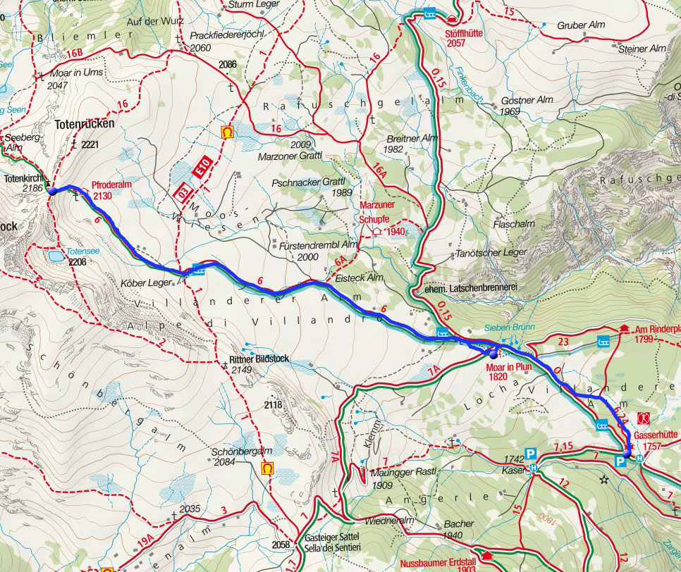 Winterwanderweg Totenkirchl Winterwanderweg Totenkirchl