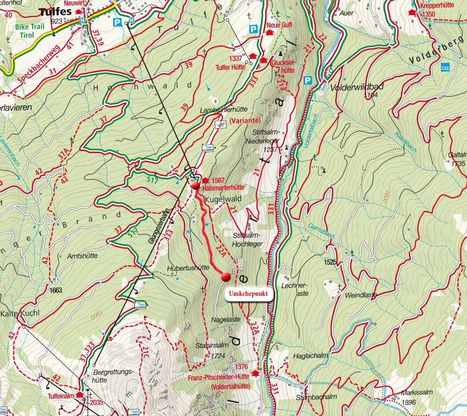 Glungezer Winterwaldwanderung Glungezer Winterwaldwanderung
