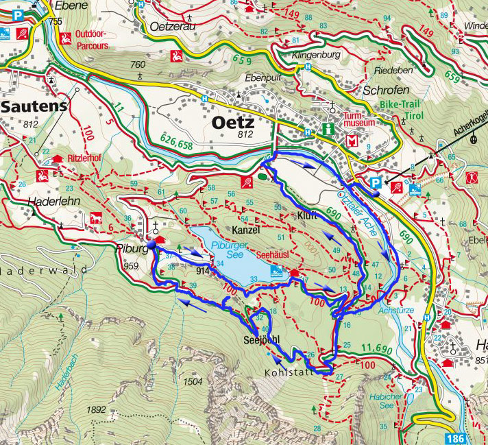 Winterwanderung über das Seejöchl nach Piburg Winterwanderung über das Seejöchl nach Piburg