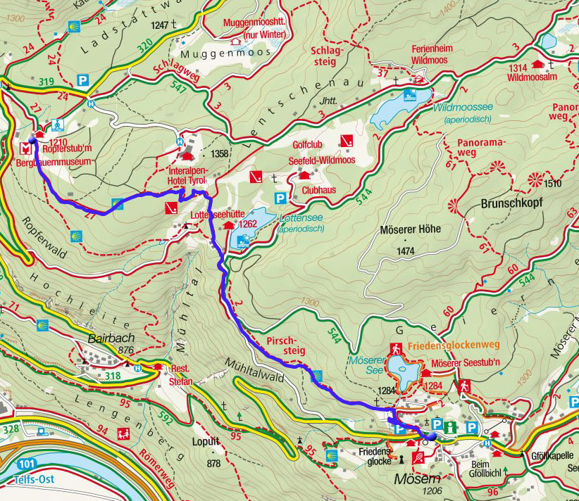 Landgasthof Ropferstubm von Mösern Landgasthof Ropferstubm von Mösern