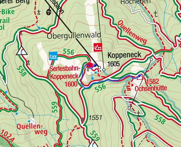Winterwanderweg Ochsenhütte Mieders Winterwanderweg Ochsenhütte Mieders