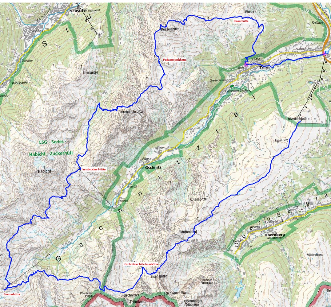 Gschnitztaler Rundtour Gschnitztaler Rundtour