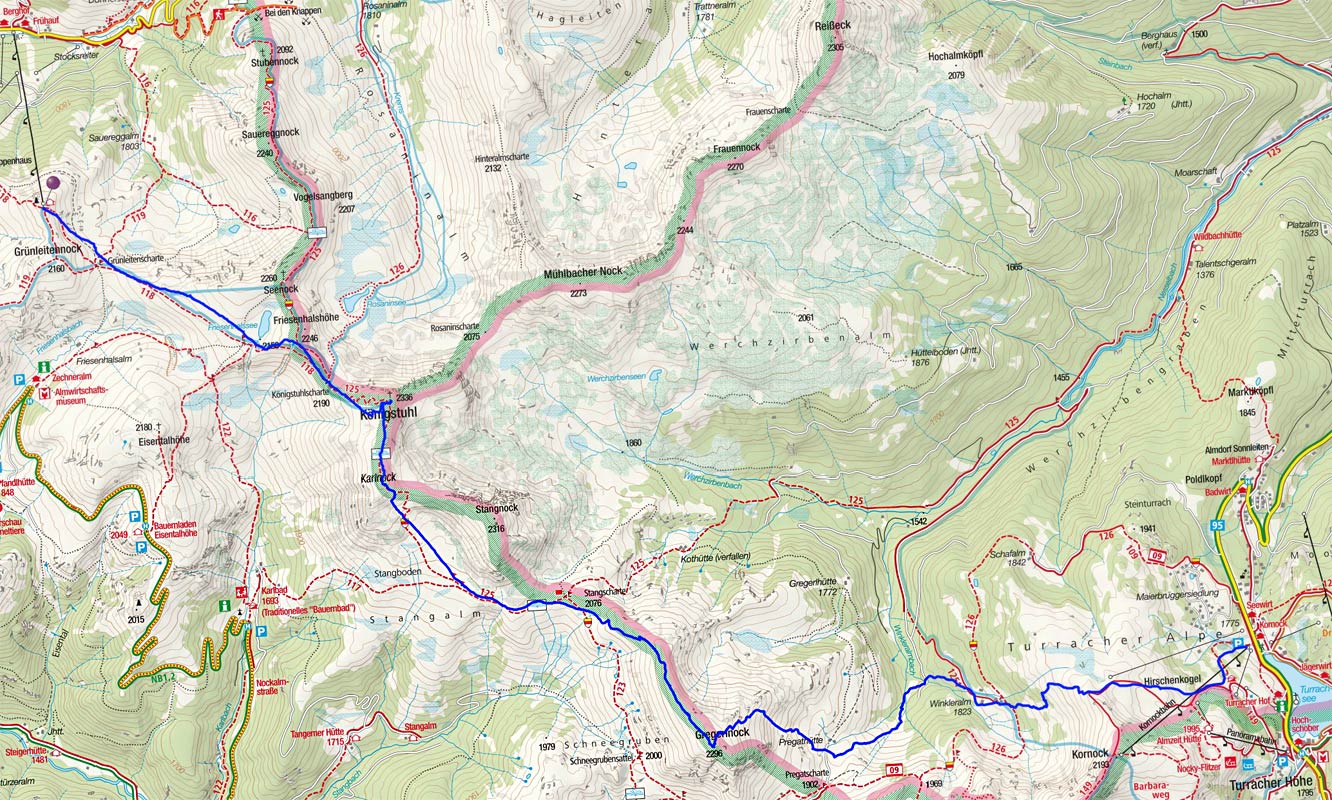 Etappe 2: Innerkrems - Turracher Höhe Etappe 2: Innerkrems - Turracher Höhe