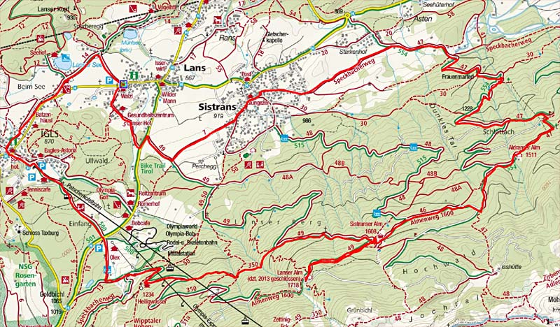3-Almen Rundfahrt von Lans 3-Almen Rundfahrt von Lans