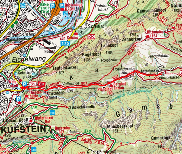 Antoniuskapelle - Hinterkaiserhof von Kufstein Antoniuskapelle - Hinterkaiserhof von Kufstein