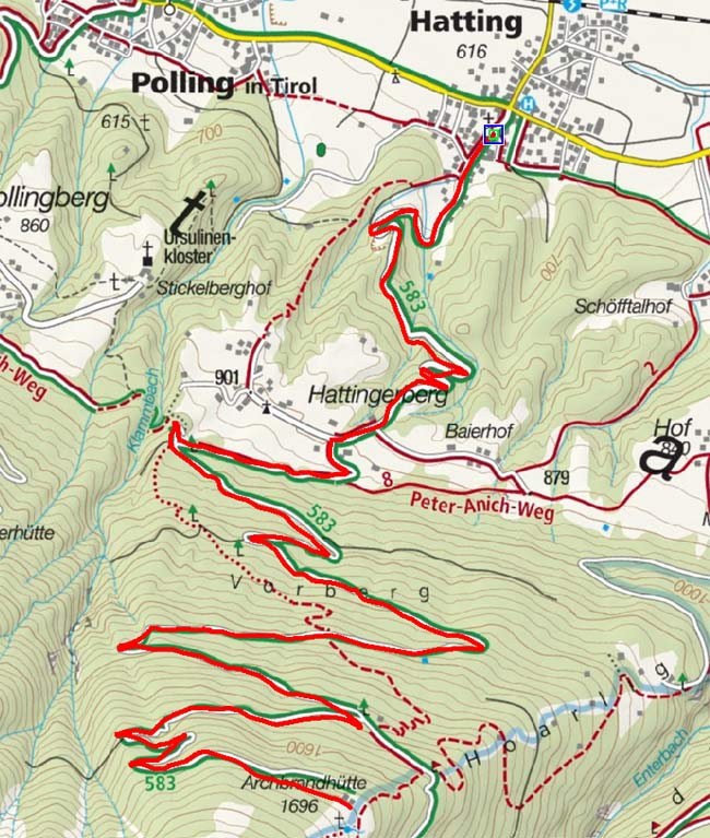 Archbrandhütte von Hatting Archbrandhütte von Hatting