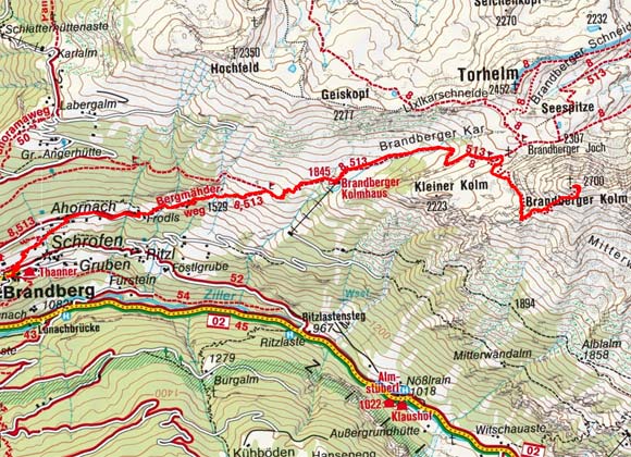 Brandberger Kolm (2700 m) von Brandberg Brandberger Kolm (2700 m) von Brandberg
