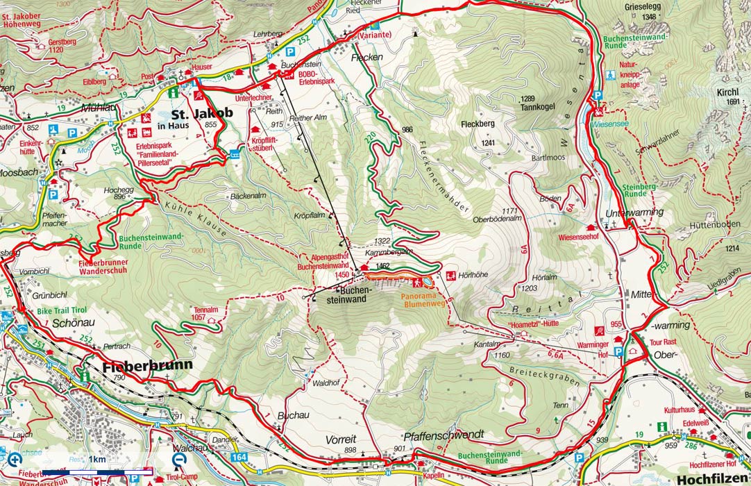 Buchsteinwand-Runde von St. Jakob Buchsteinwand-Runde von St. Jakob