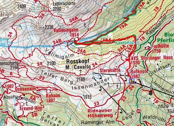 Vallming-Almen von der Roßkopfbahn Vallming-Almen von der Roßkopfbahn