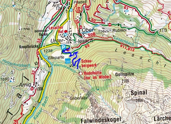 Fallwindes - Naturrodelbahn Fallwindes - Naturrodelbahn
