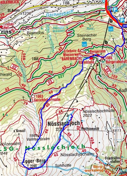Nösslachjoch - Eggerberg Rundtour Nösslachjoch - Eggerberg Rundtour