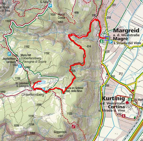 Fennberg und Fennberger See von Margreid Fennberg und Fennberger See von Margreid