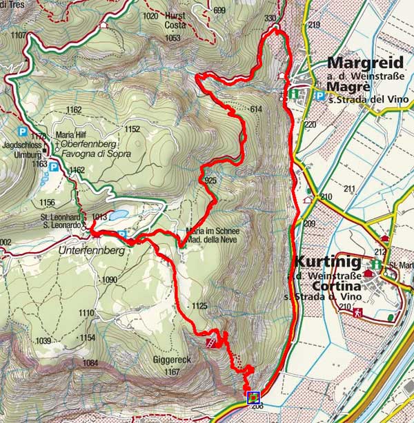Fennberg-Klettersteig und Fennberger See Fennberg-Klettersteig und Fennberger See