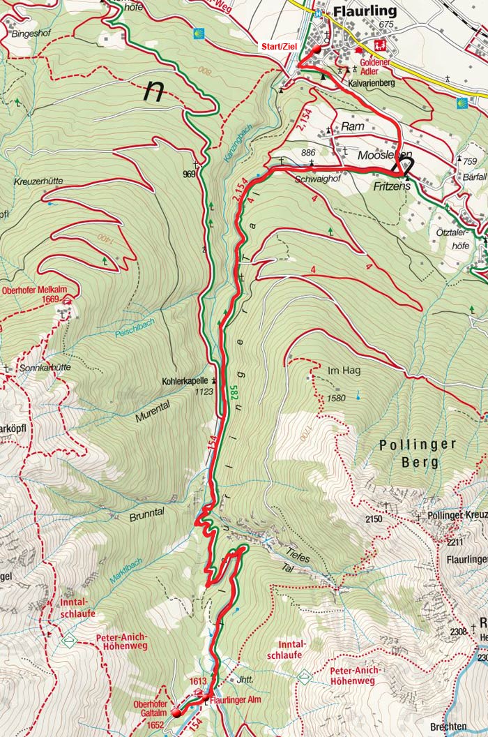 Flaurlinger Alm & Oberhofer Galtalm von Flaurling Flaurlinger Alm & Oberhofer Galtalm von Flaurling