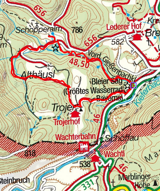 Gießenbachklamm Rundwanderung Gießenbachklamm Rundwanderung