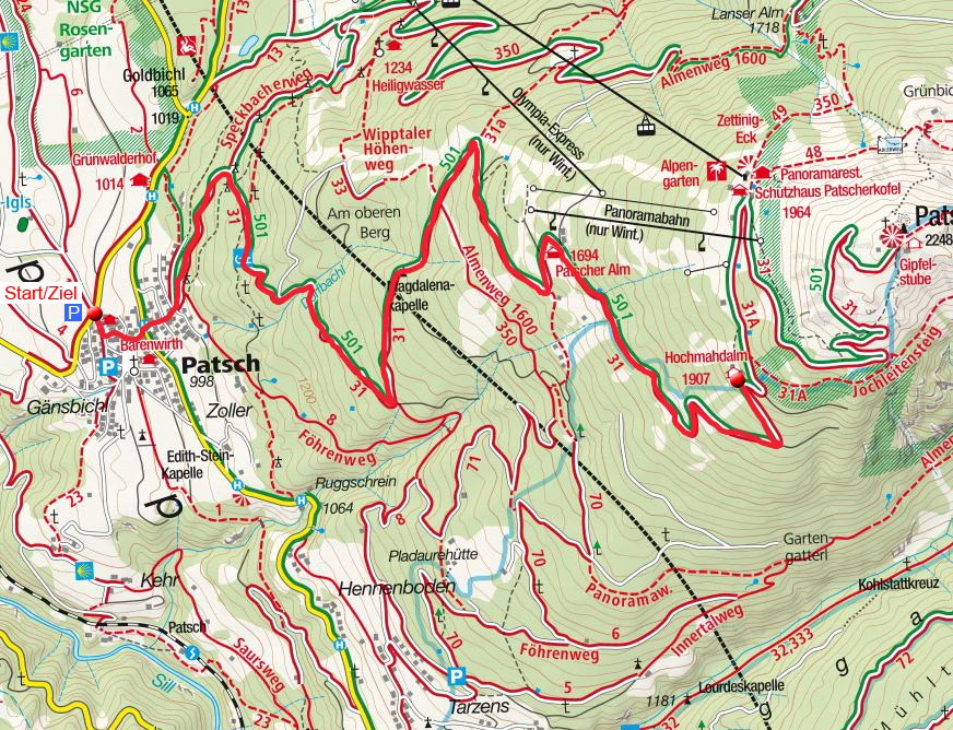 Hochmahdalm von Patsch Hochmahdalm von Patsch