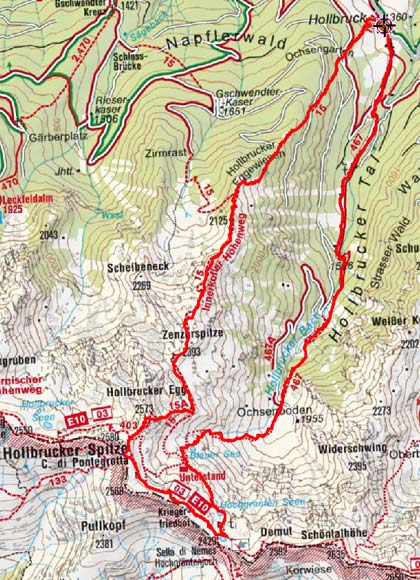 Hochgränten-Hollbrucker Spitze Rundtour Hochgränten-Hollbrucker Spitze Rundtour