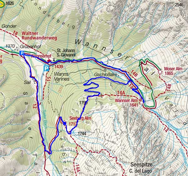 Rundwanderung Sailertal - Wannsertal Rundwanderung Sailertal - Wannsertal