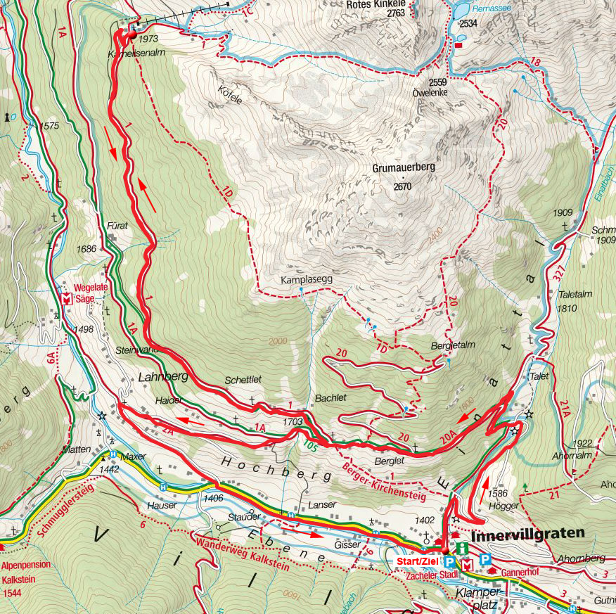 Kamelisenalm von Innervillgraten Kamelisenalm von Innervillgraten