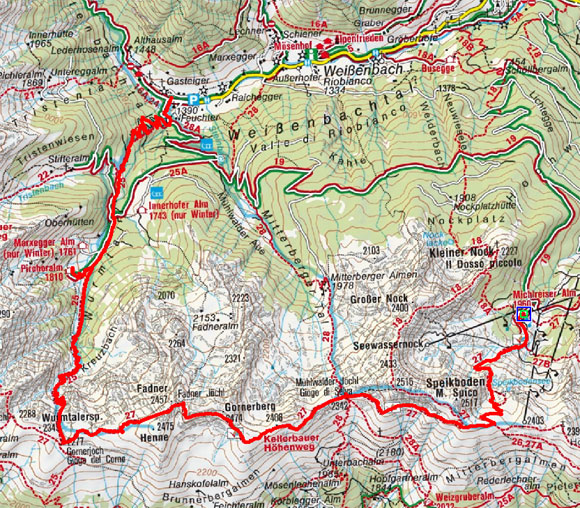 Kellerbauerweg zur Pircher Alm Kellerbauerweg zur Pircher Alm