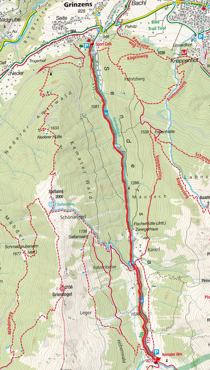 Kemater Alm von Grinzens Kemater Alm von Grinzens