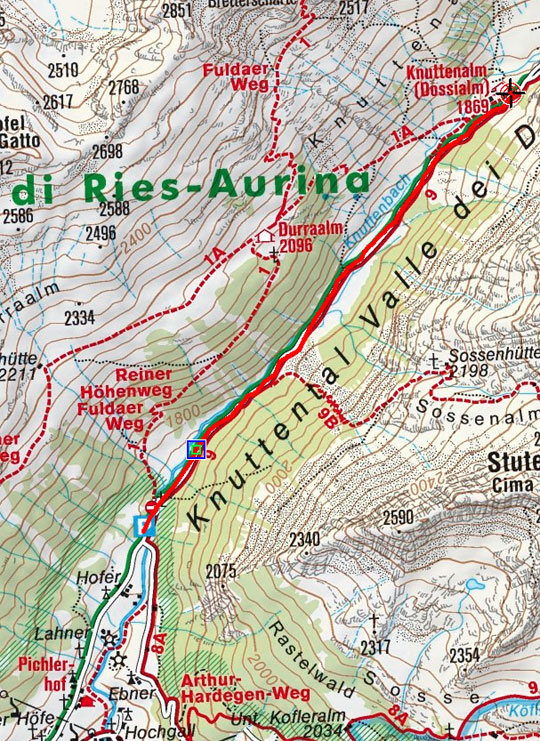 Knuttenalm von Rein in Taufers Knuttenalm von Rein in Taufers
