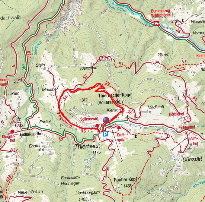 Thierbacher Kogl-Weg Thierbacher Kogl-Weg