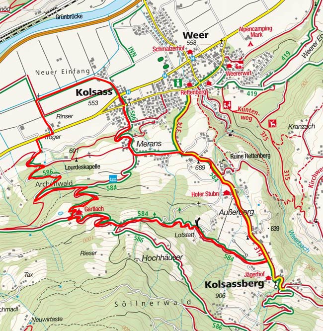 Gartlachrunde von Kolsass Gartlachrunde von Kolsass