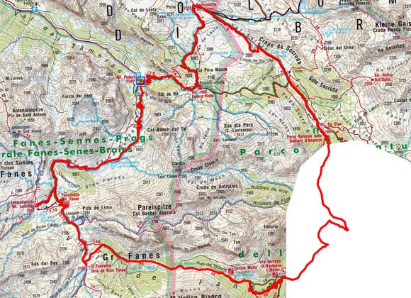 Kleine Naturpark Fanes-Sennes-Prags Rundtour Kleine Naturpark Fanes-Sennes-Prags Rundtour