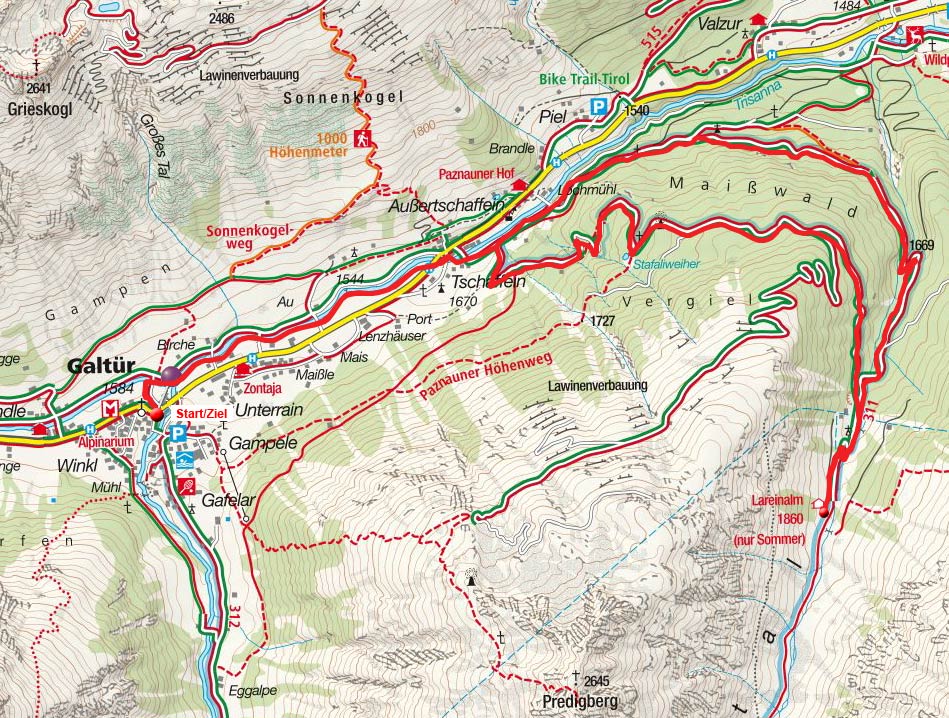 Larein Alpe von Galtür Larein Alpe von Galtür