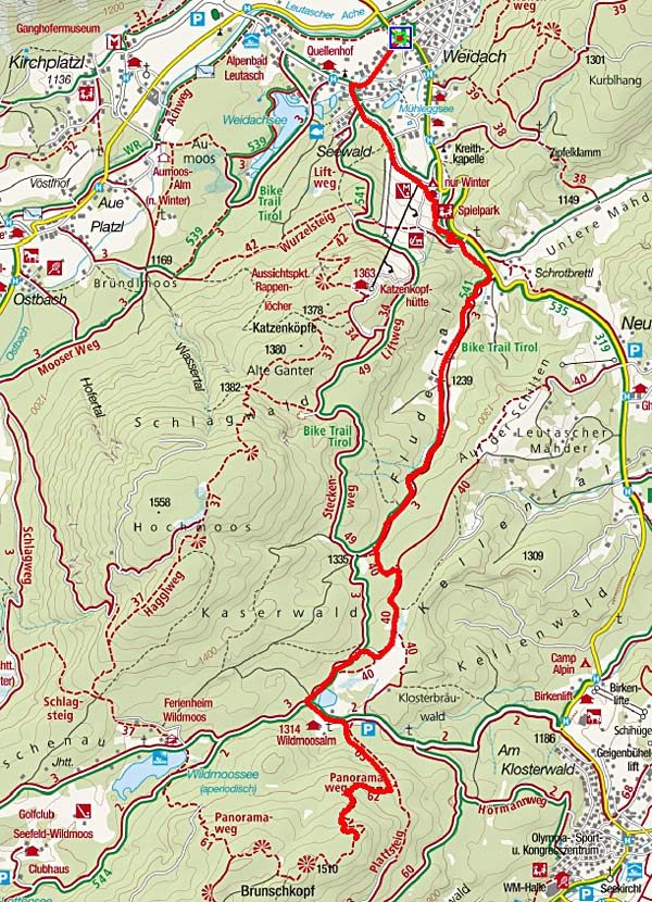 Mental-Power-Weg Leutasch-Brunschkopf Mental-Power-Weg Leutasch-Brunschkopf
