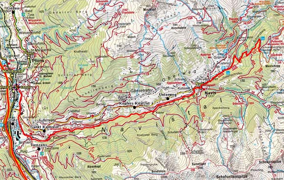 Matrei - Naviser Hütte Matrei - Naviser Hütte