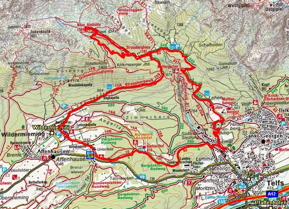 Neue Alplhütte Rundtour von Mieming Neue Alplhütte Rundtour von Mieming