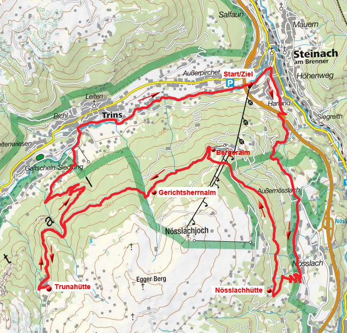 4-Hütten & Almenrunde von Steinach 4-Hütten & Almenrunde von Steinach
