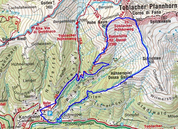 Toblacher Pfannhorn (2663 m) aus dem Silvestertal Toblacher Pfannhorn (2663 m) aus dem Silvestertal