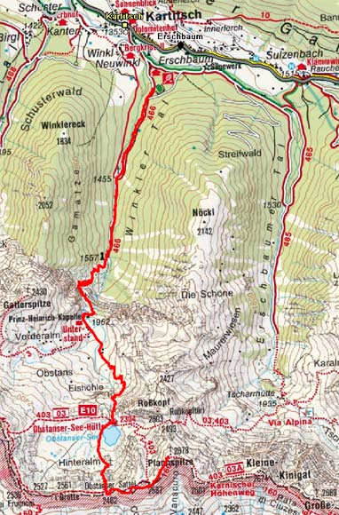 Pfannspitze (2678 m) durch das Winkler Tal Pfannspitze (2678 m) durch das Winkler Tal
